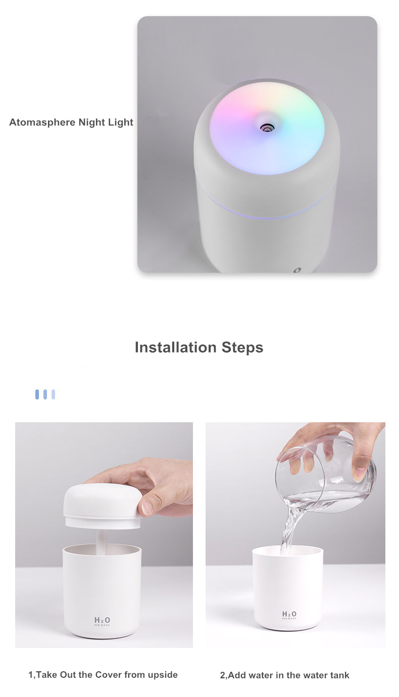 H2O Buhar Makinesi Oda Nemlendirici Humidifier