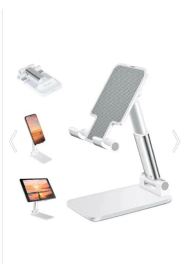 Masa Üstü Tablet Ve Telefon Tutucu Stand 2 Kademeli Uzunluk Ayarlı