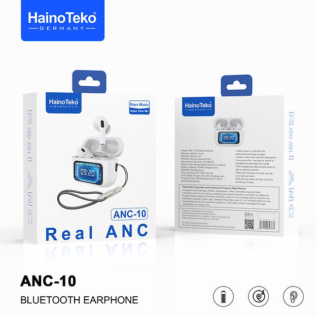 Haino Teko ANC-10 Dokunmatik Ekranlı Bluetooth Kulaklık