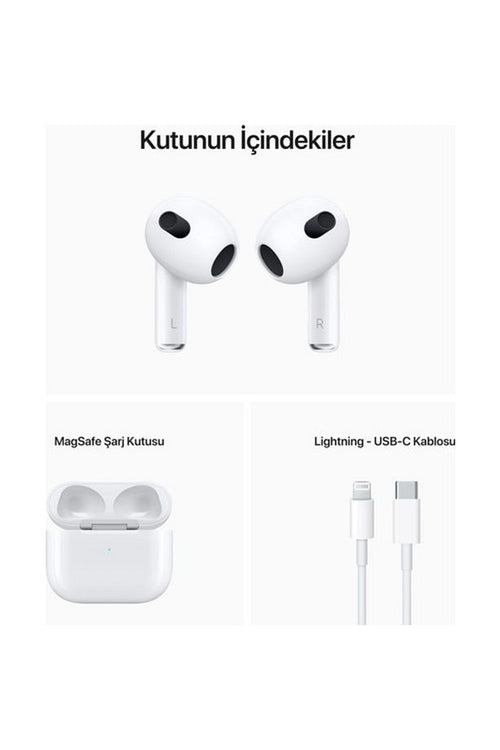 Apple AirPods 3. Nesil Kulaklık Mme73tu/a