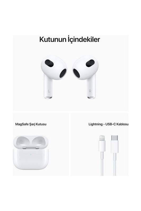 Apple AirPods 3. Nesil Kulaklık Mme73tu/a