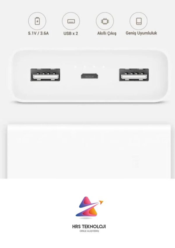 Mi Xiaomi 20000 Mah Powerbank - Görsel 2